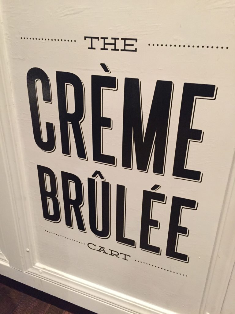 Creme Brulee Cart