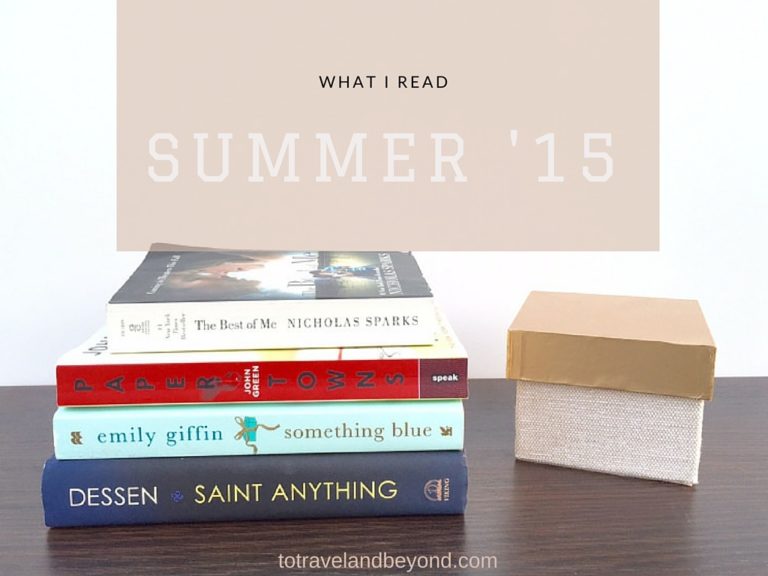 What I’ve Read: Summer 2015