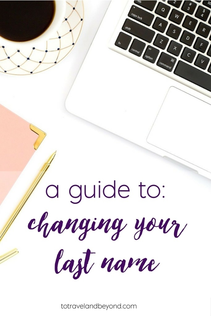 a guide to changing your last name