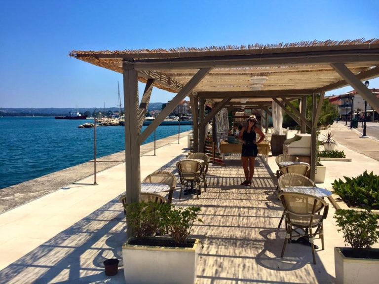 Exploring The Waterfront in Argostoli, Greece
