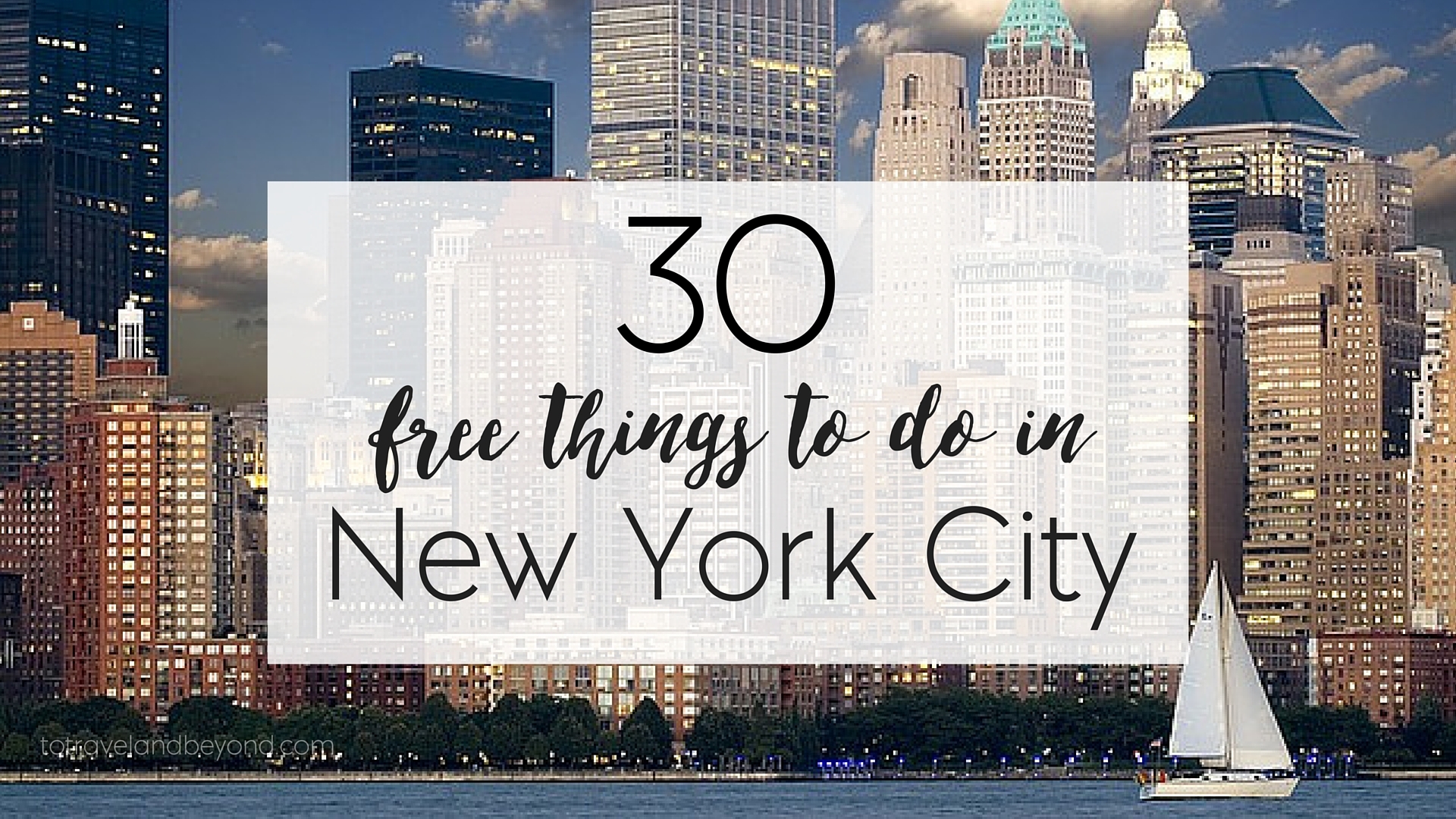 30 FREE Things To Do In New York City