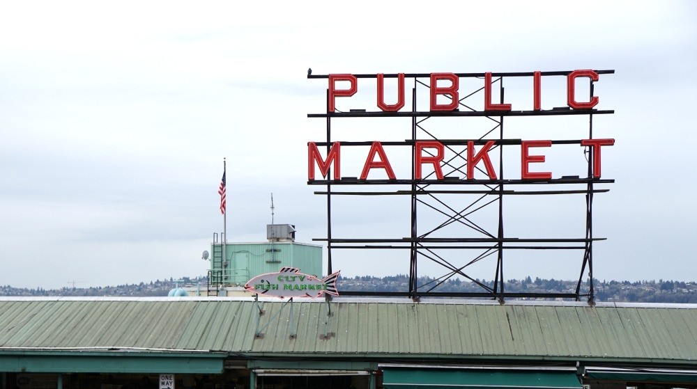 Pike Place Market In Seattle Washington