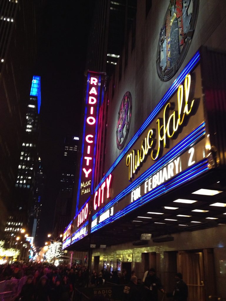 Radio City Music Hall in NYC