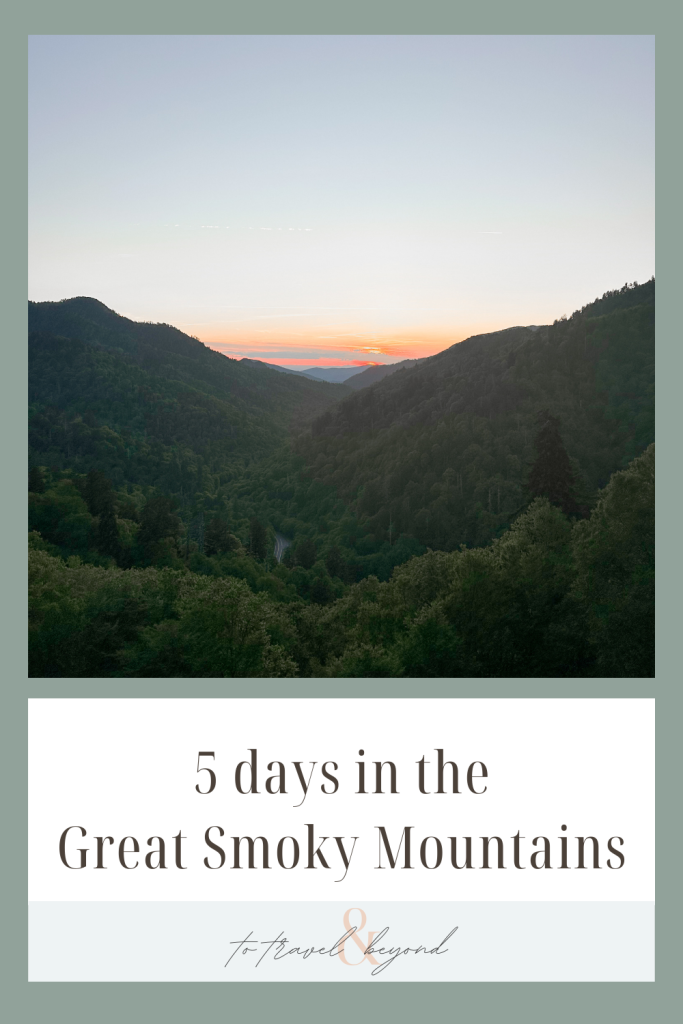 Great Smoky Mountain Itinerary for families