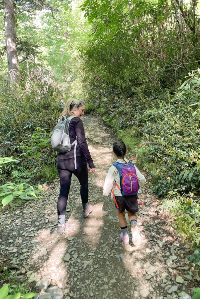 Hiking in the Great Smoky Mountains with My Daughter