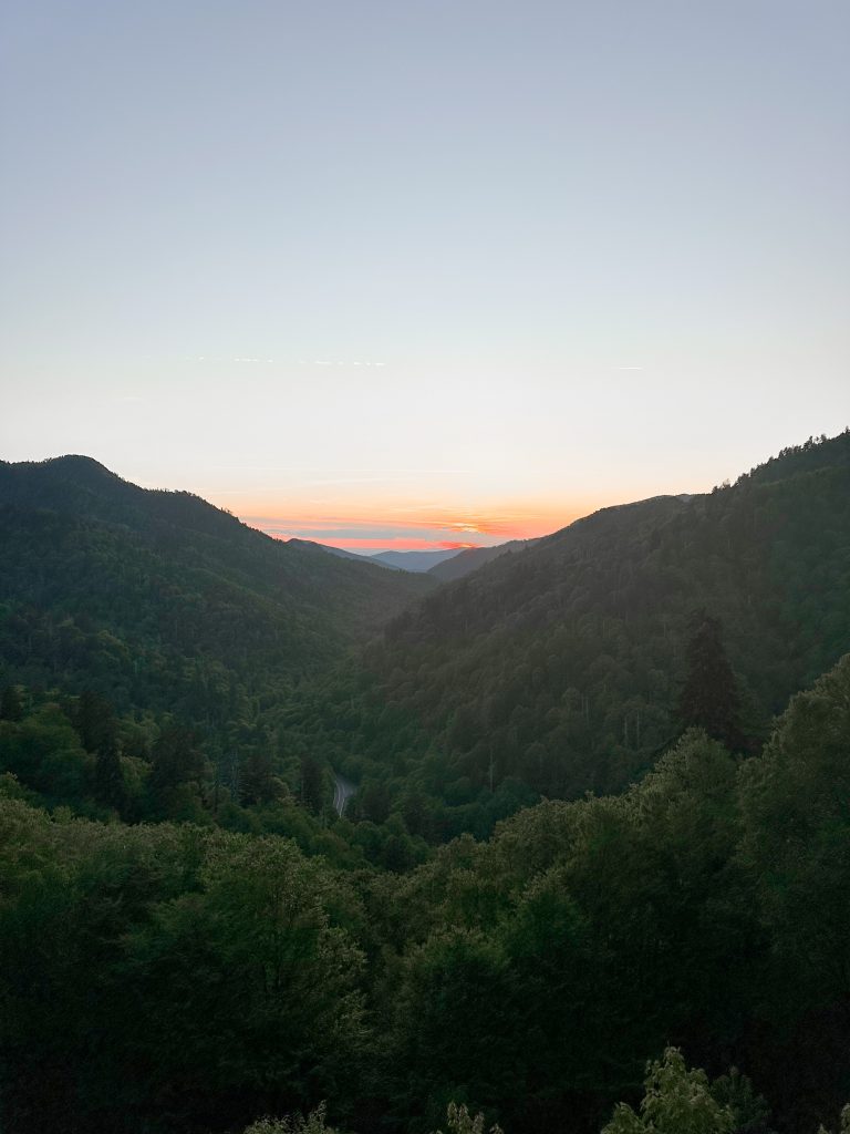 Mortons Overlook at Sunset