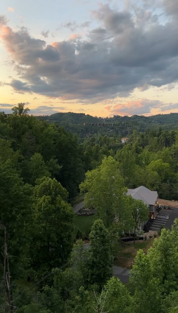 views from cabin smoky mountains