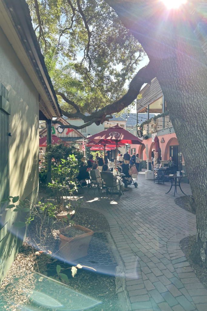 Bin 39 Wine Bar Courtyard View