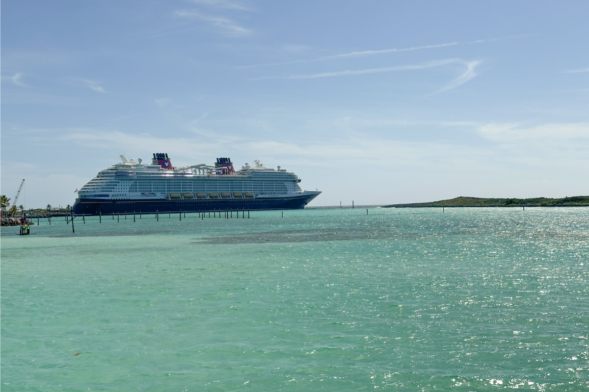 Cruise View from the Beach