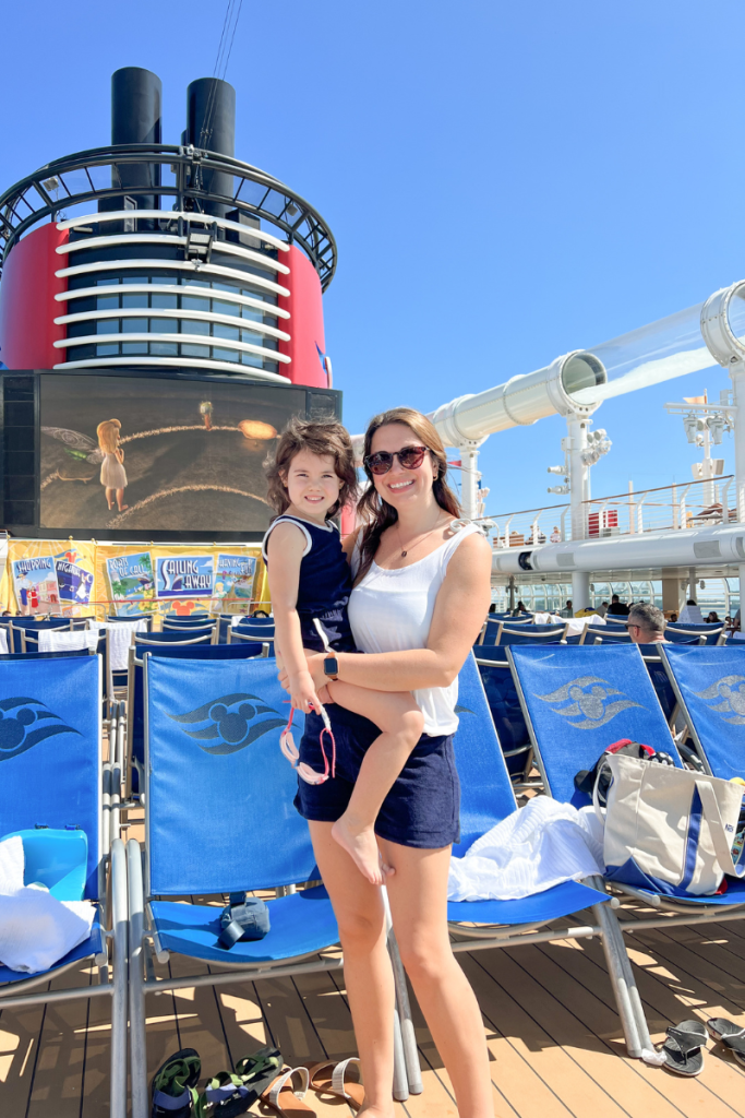 Disney Cruise Pool Deck Afternoon