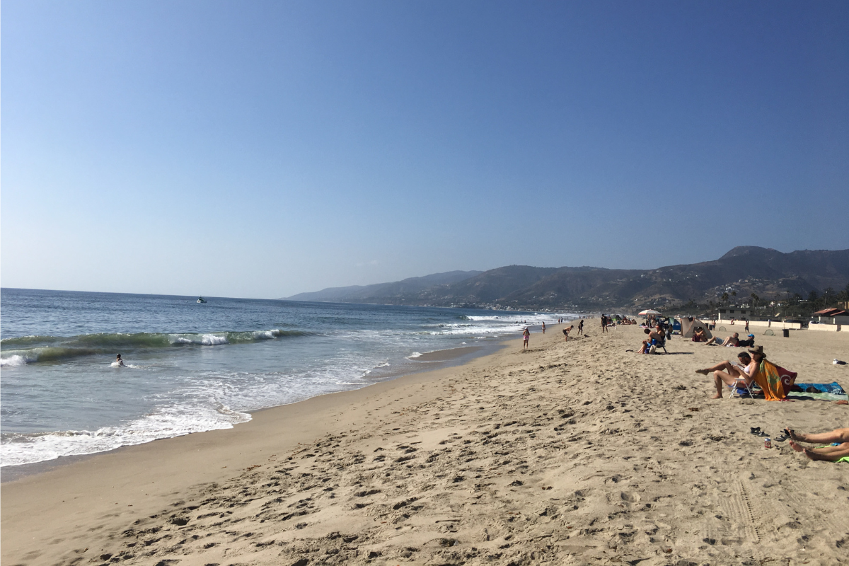 Malibu Beach Near Los Angelos