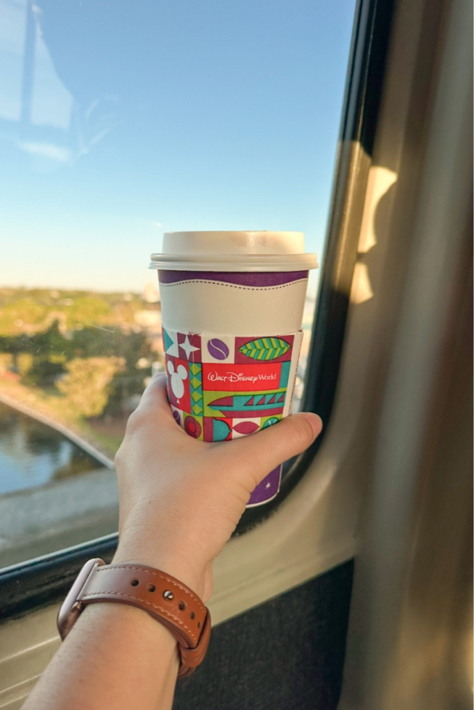 Monorail in Disney World Coffee Break