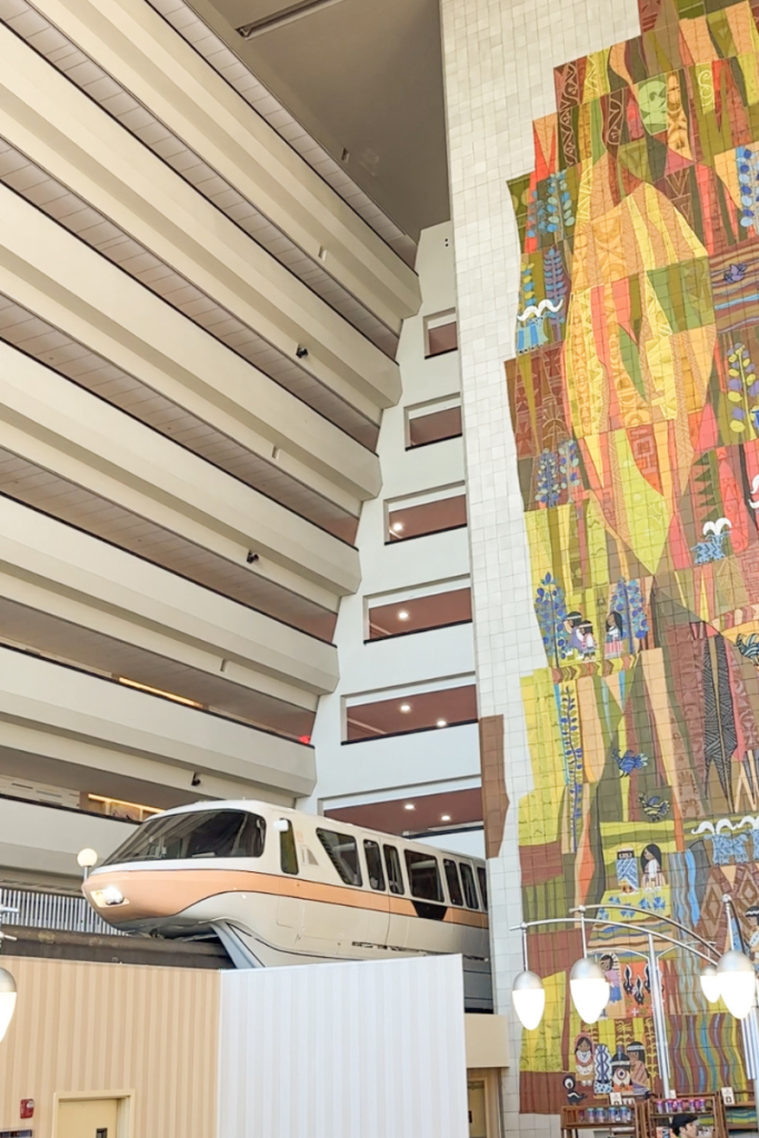 Monorail in The Contemporary Resort