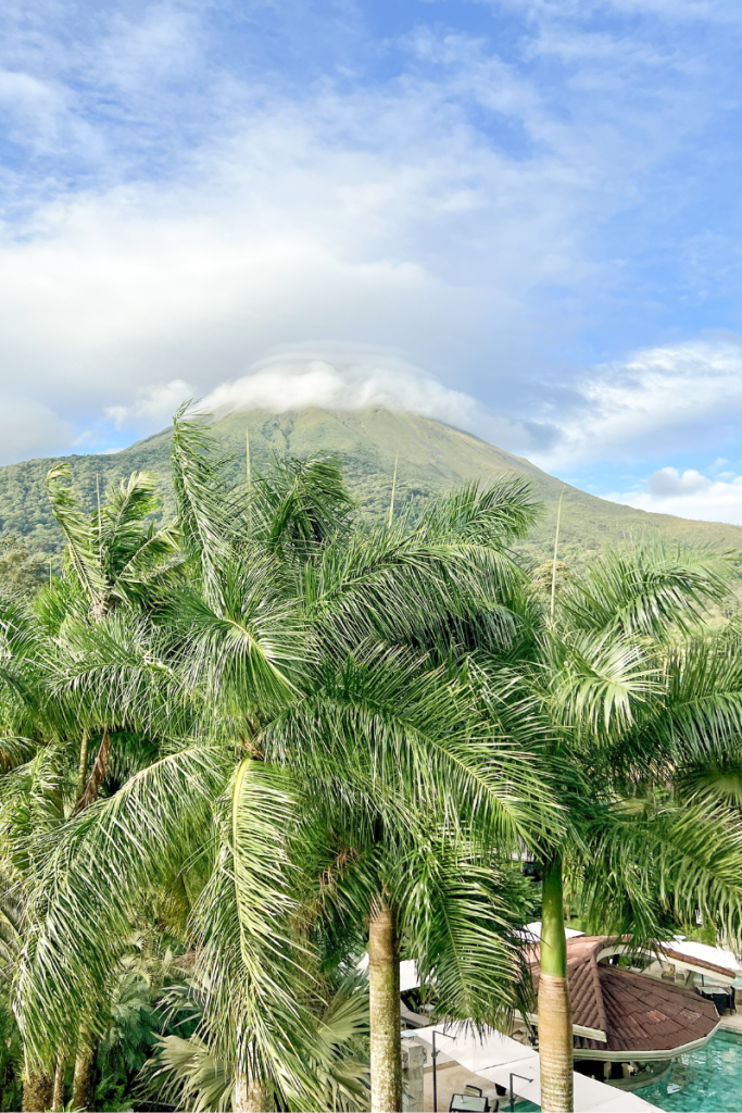 View of La Fortuna Volcano In Costa Rica