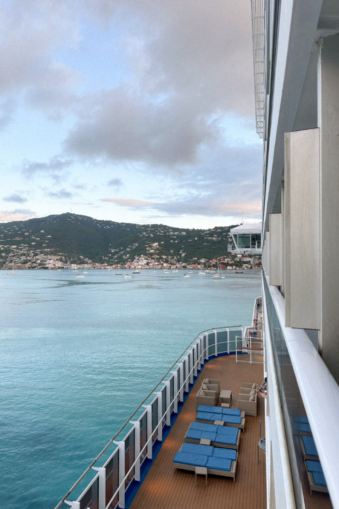 Views From Balcony On A Cruise Ship