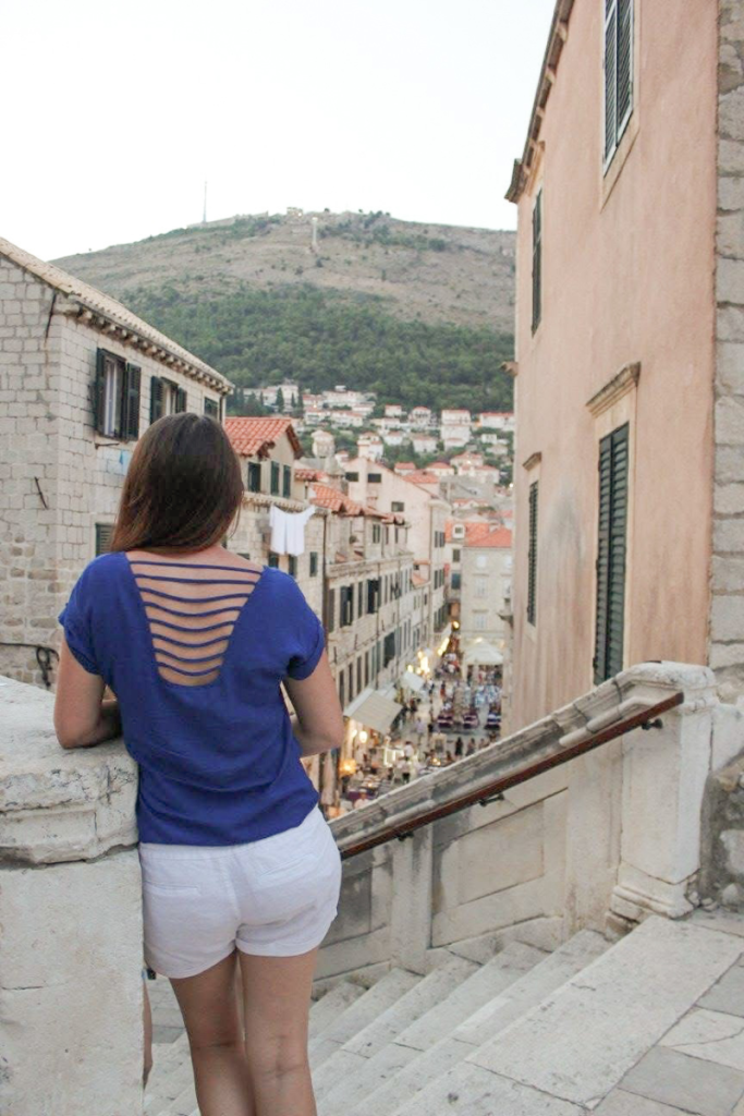 Views of Dubrovnik, Croatia At Night