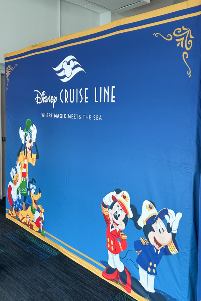 Disney Cruise Line Welcome Sign