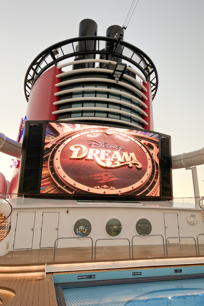 Disney Dream Funnel Vision on Lido Deck