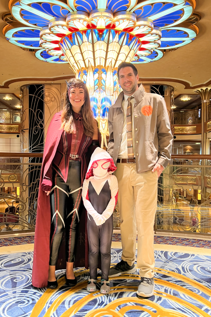 Disney Dream Marvel Day at Sea Whole Family