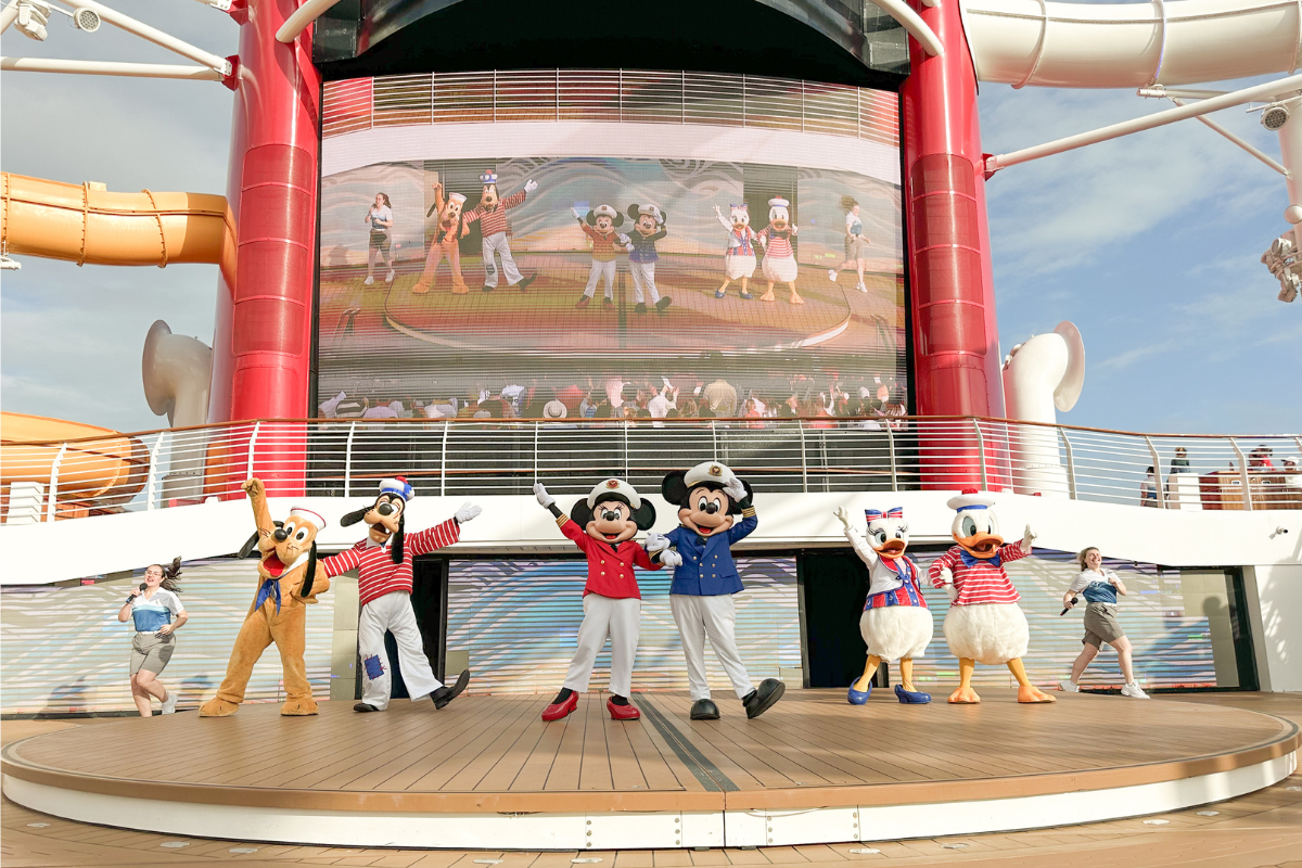 Disney Wish Sail Away Party