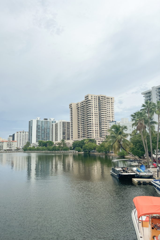 View of Miami from Upper Deck Boat