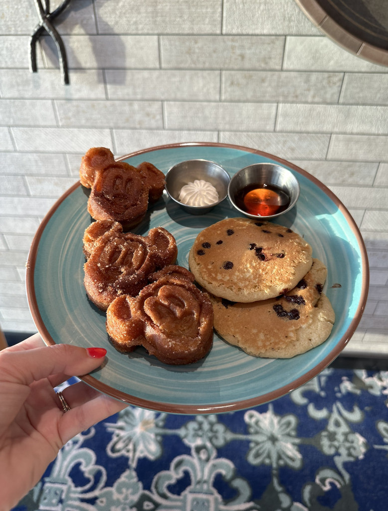 churro Mickey Waffles on the Disney Wish