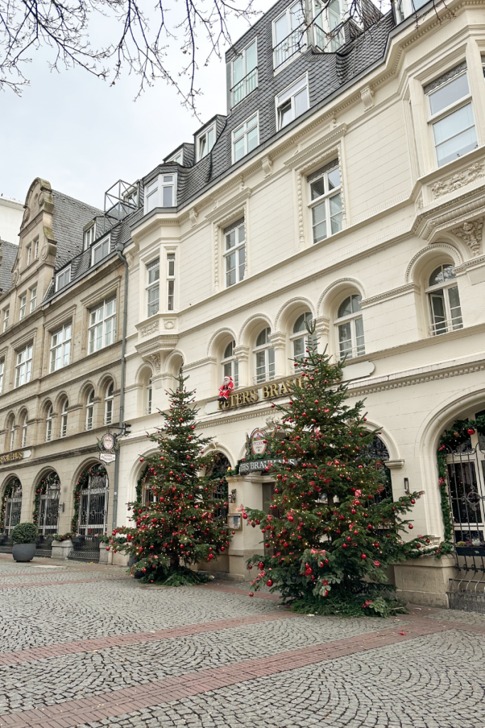 Cologne Germany decorated for Christmas