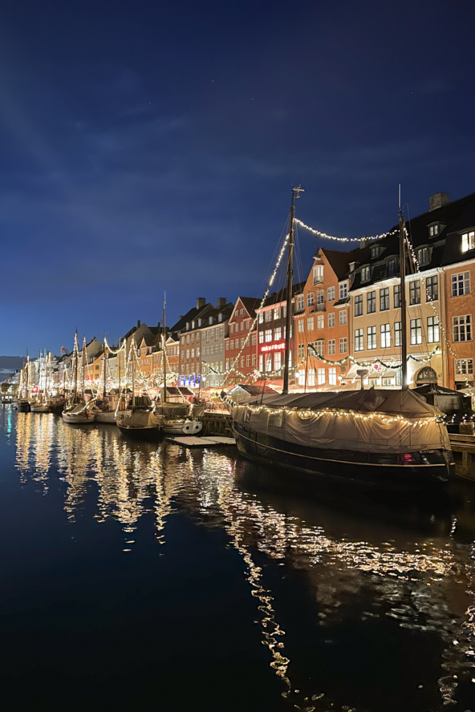 Nyhavn Christmas Market in Copenhagen, Denmark