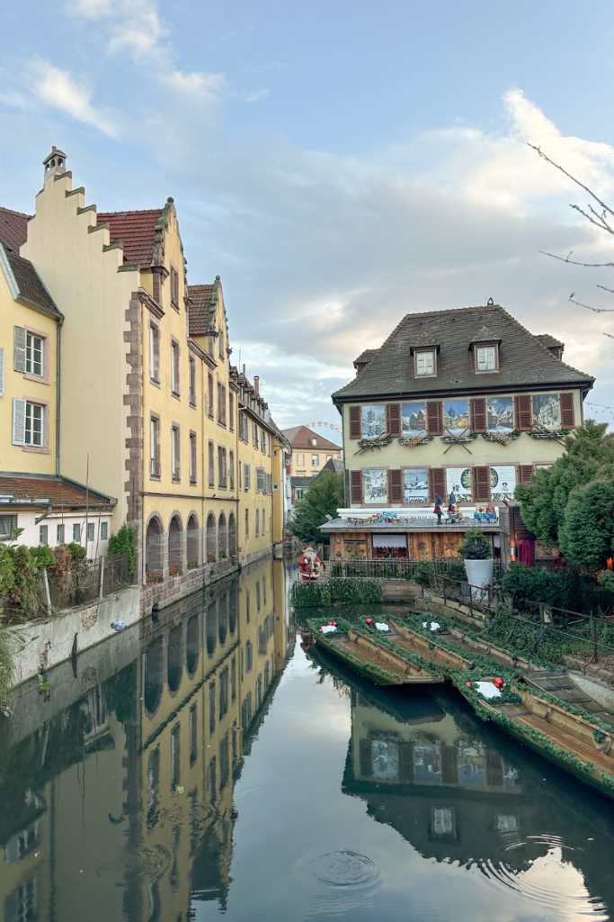 Petit Venice in Colmar, France in the winter
