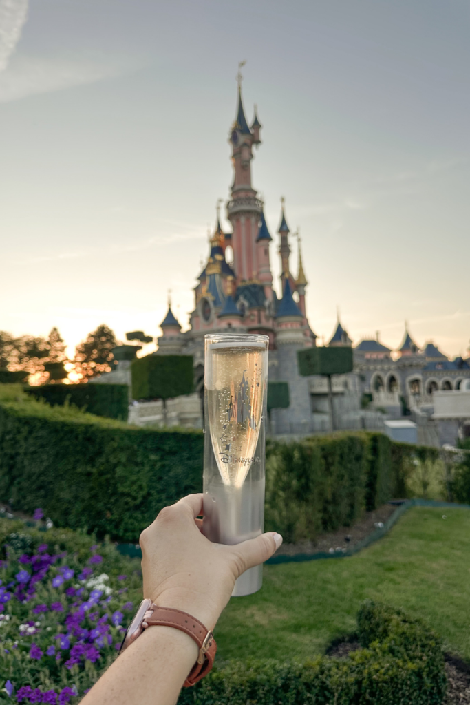 Champagne on Main Street in Disneyland Paris