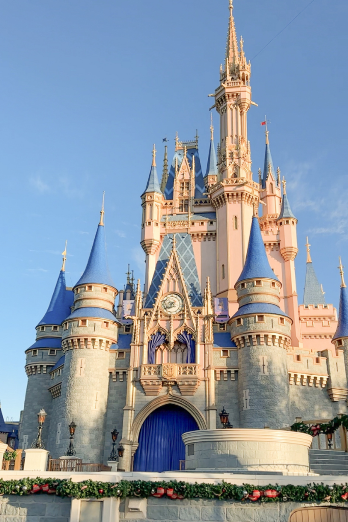 Cinderella's Castle during Christmas