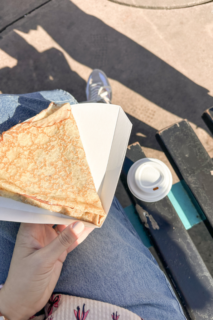 Crepes and Coffee in Disneyland Paris