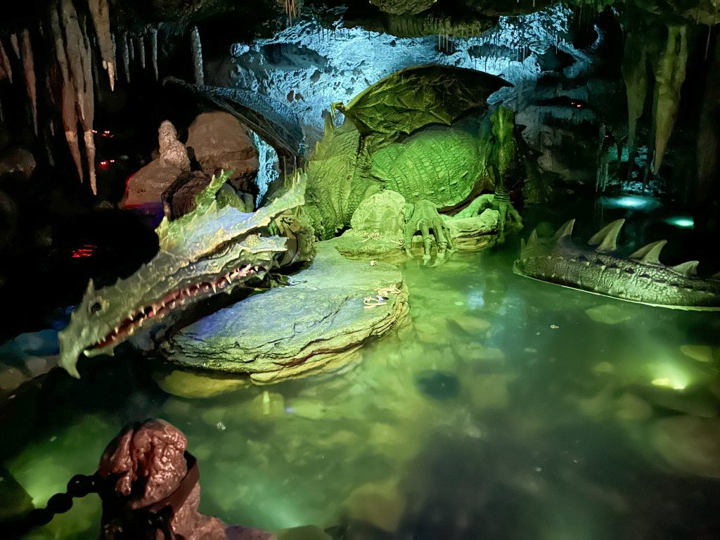 Dragon Under the Castle in Disneyland