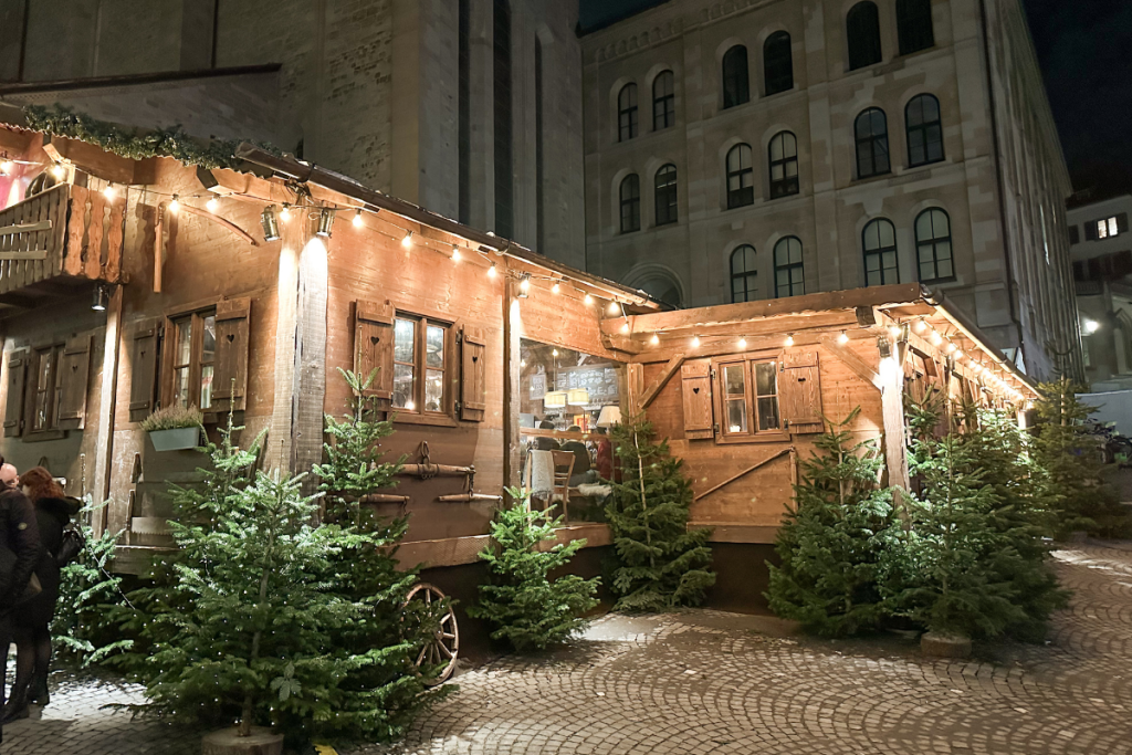 Fondue Chalet at the Niederdorf Christmas Market