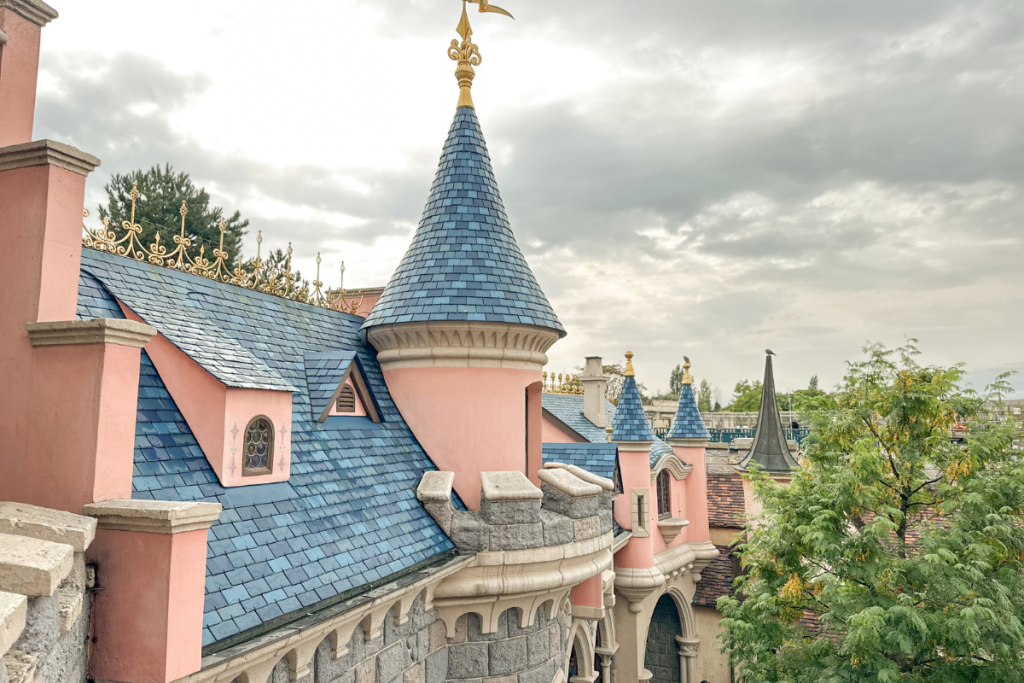 View From The Top of Sleeping Beauty Castle in Disneyland Paris