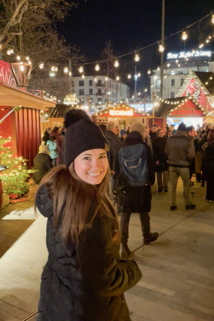 Walking Through a Zurich Christmas Market