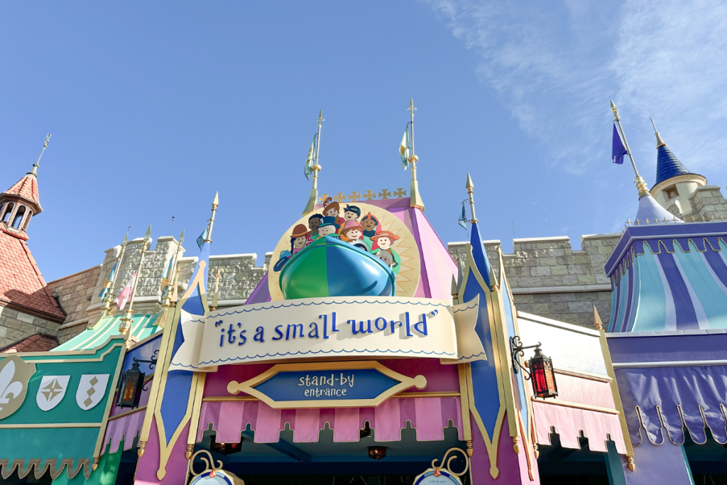 it's a small world entrance