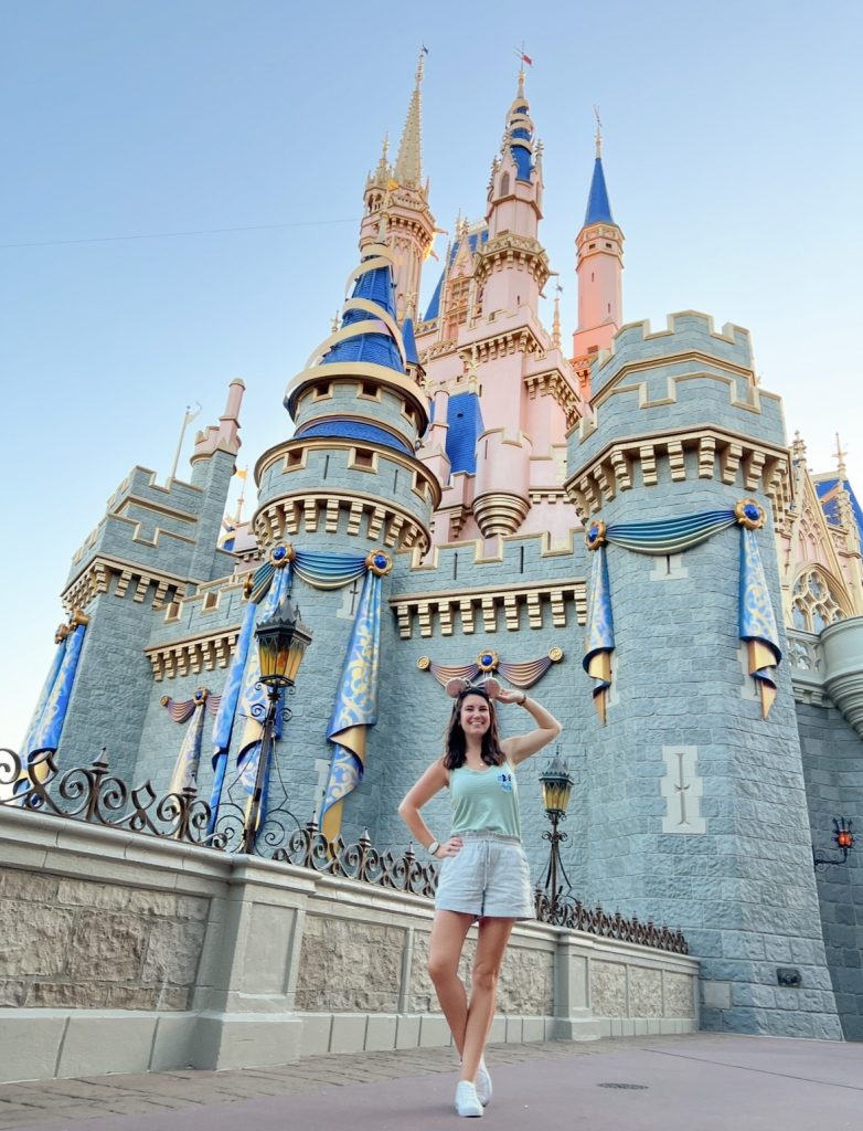 Great Photo Spot Behind Cinderella's Castle