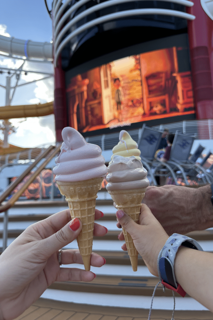 Free Ice Cream on a Disney Cruise