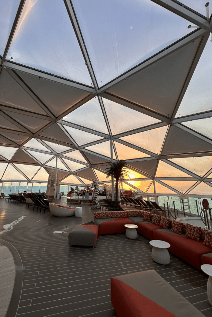 Solarium Area on Utopia of the Seas