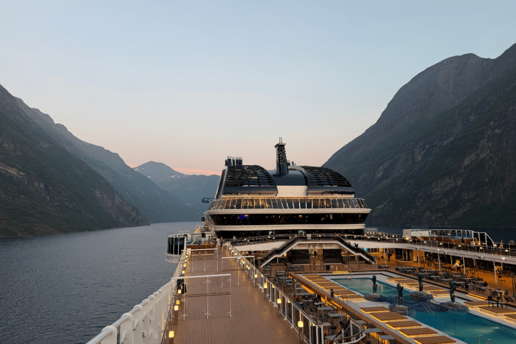 Views of Fjords from the MSC Euribia